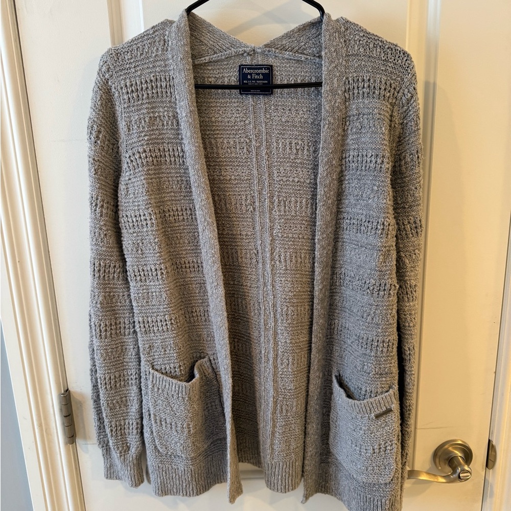 Abercrombie & Fitch Textured Knit Cardigan